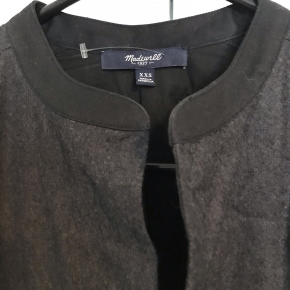 Madewell Lattitude Flannel Shirtdress in Grey 55% wool - Picture 5 of 7